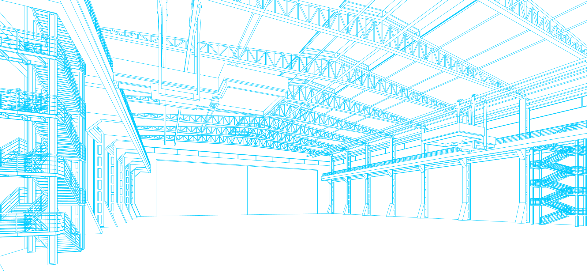 Line art hero background